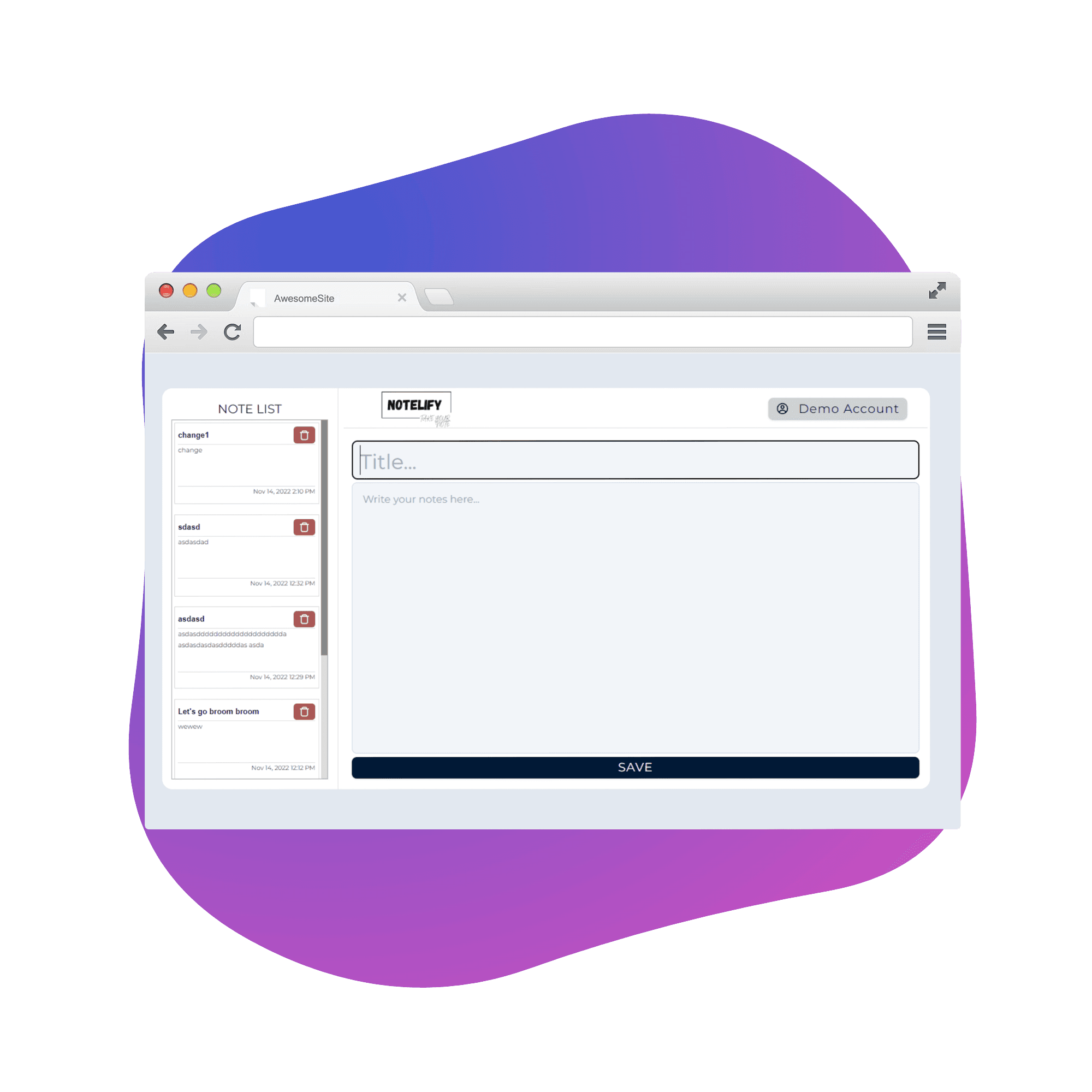 NOTELIFY APP